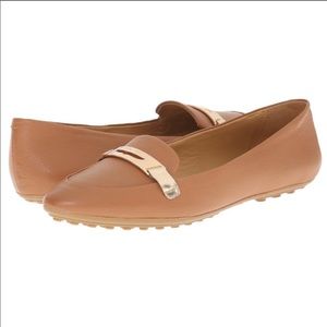 Coach Ruthie Pebble Leather Flats